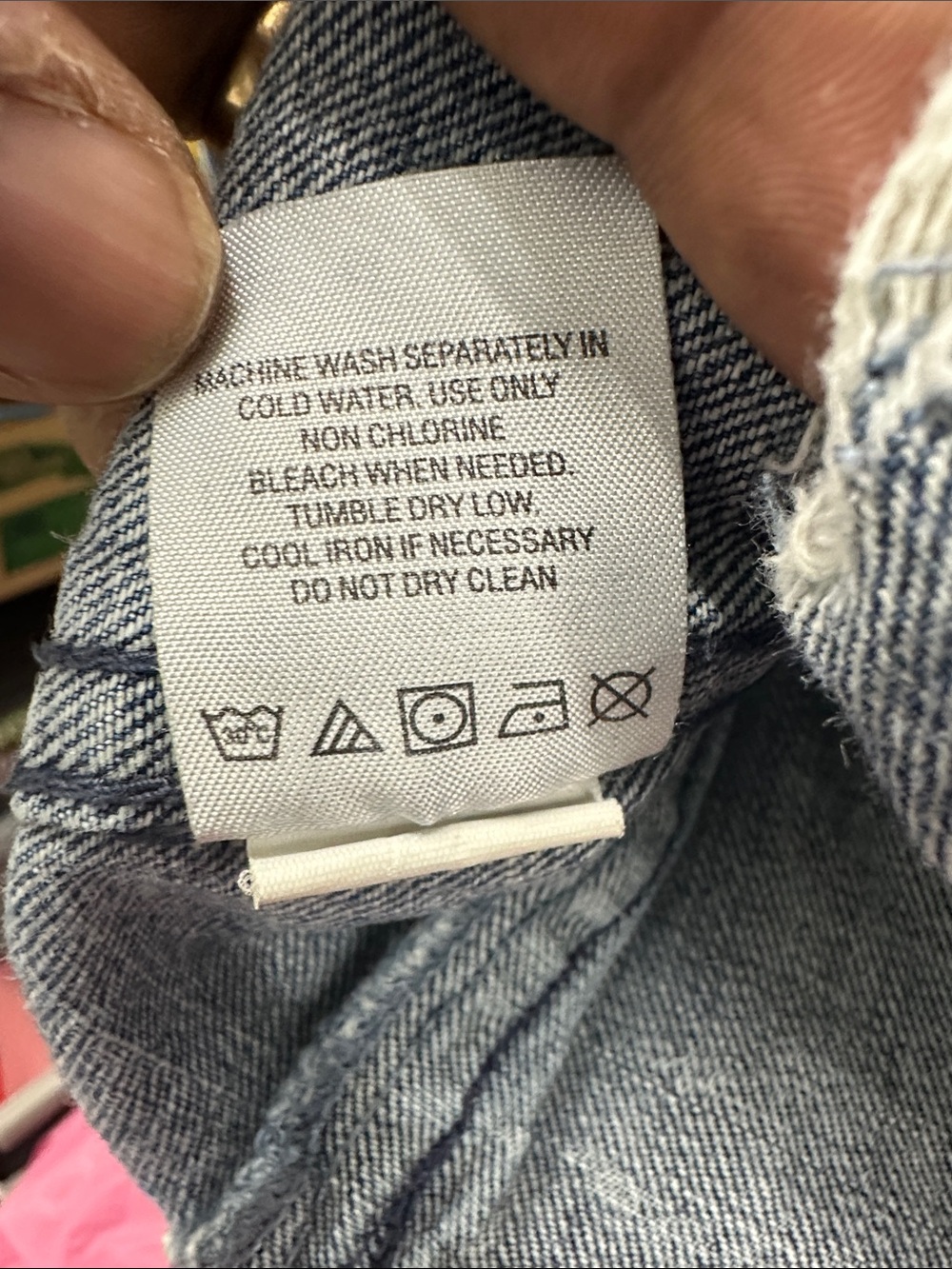 PacSun Distressed Acid-Wash Denim Jacket - Blue - Picture 7 of 7
